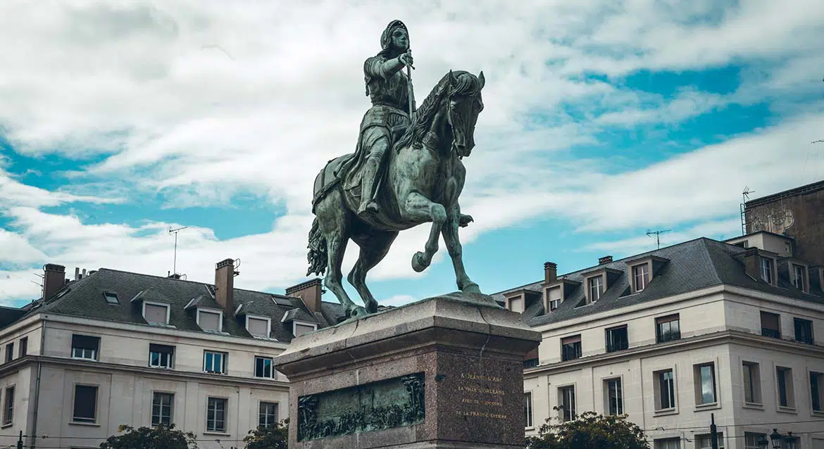 Statue de Jeanne d'Arc, Place du Martroi, Orléans