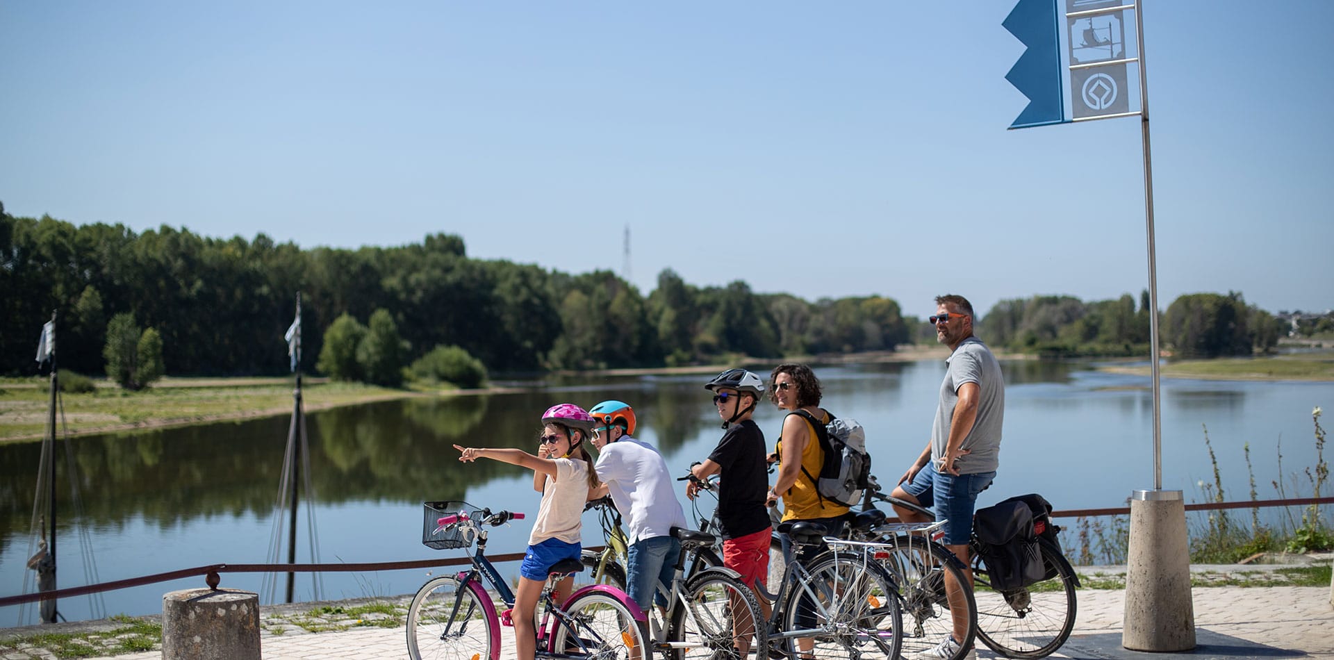 Faire du vélo à Orléans et autour : Loire à vélo à Combleux