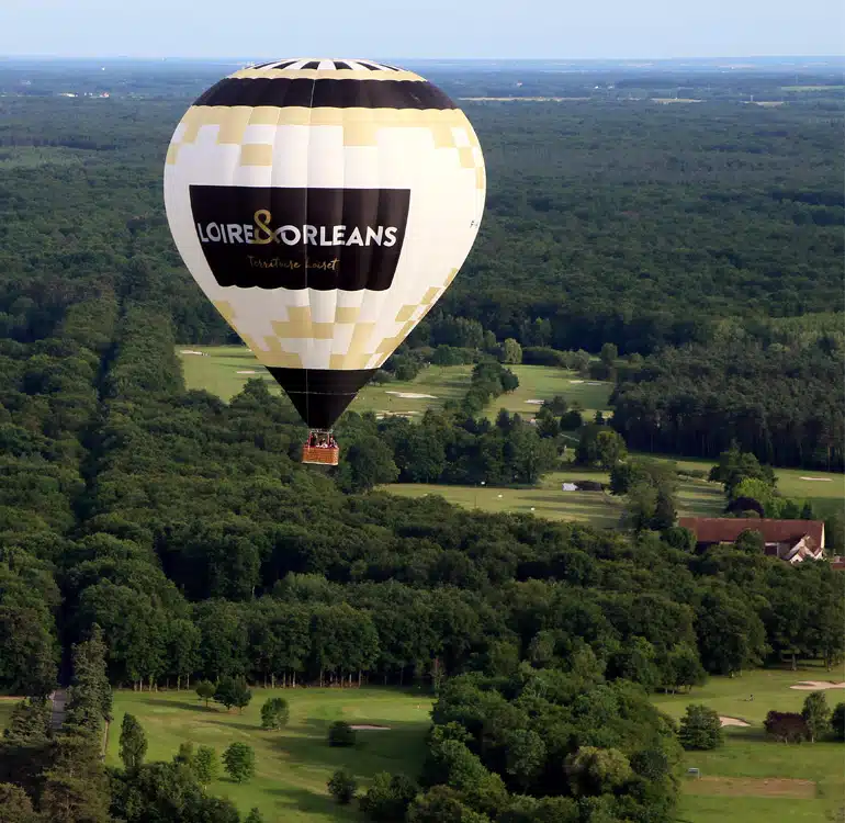 Vol en montgolfière à Orléans © Positive Altitude