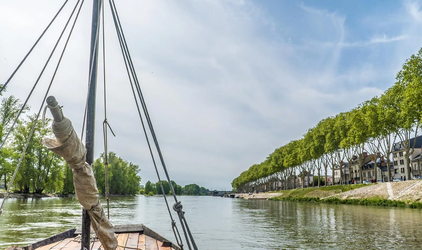 Sortie bateau sur la Loire à Orléans