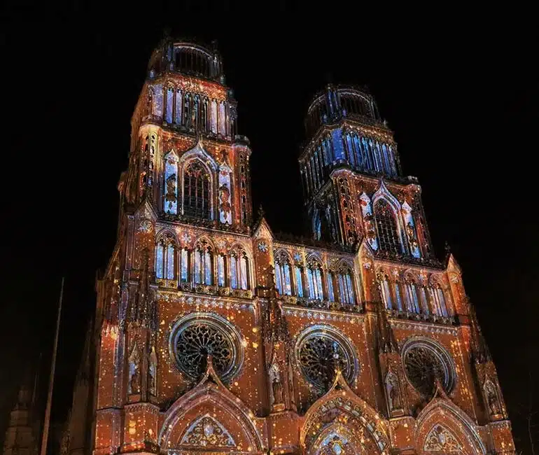 Illuminations de Noël à Orléans