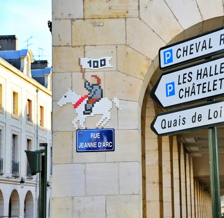 Rue Jeanne d'Arc illustrée par MifaMosa Orléans Val de Loire Tourisme