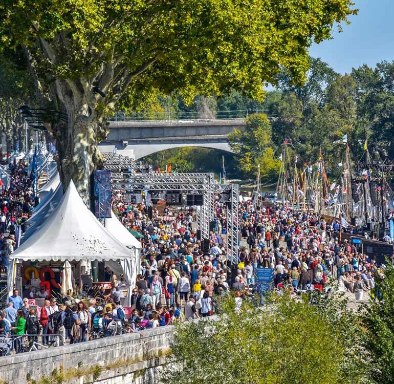 Vue d'ensemble sur le Festival de Loire 2019 à Orléans