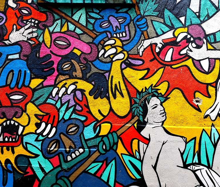 Street art aux Vinaigreries Dessaux à Orléans