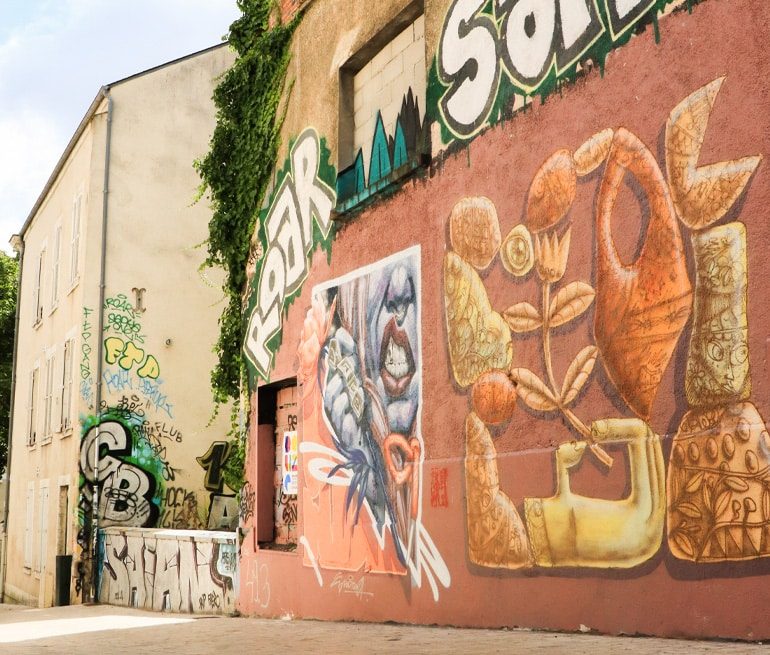 Street art à la Vinaigrerie Dessaux © Destination Orléans Val de Loire